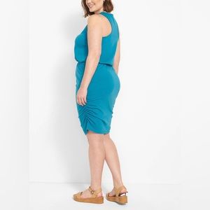 Lane Bryant rushed bodycon skirt tank dress